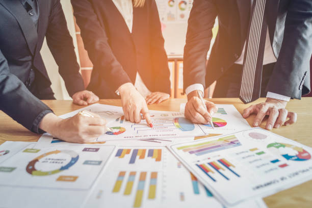 istock business couple working together on project at modern startup office 922675844
