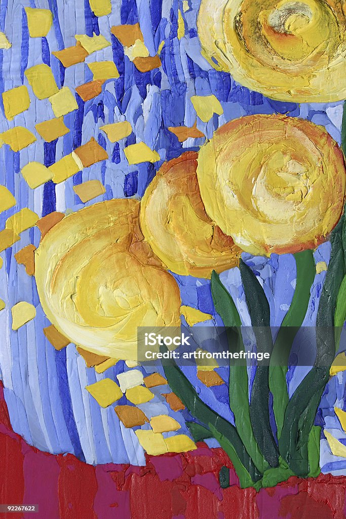 Simple Abstract Spring Art Spring Stock Illustration - Download Image Now - Abstract, Art, Artist ...