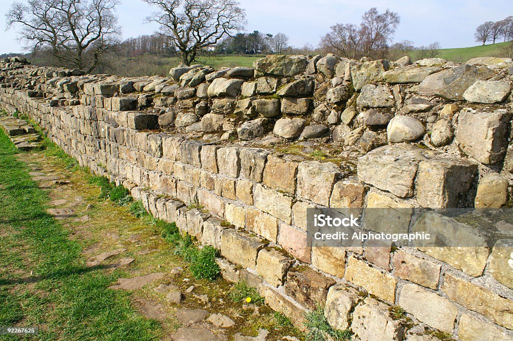 Le Mur d'Hadrien - Photo de Angleterre libre de droits