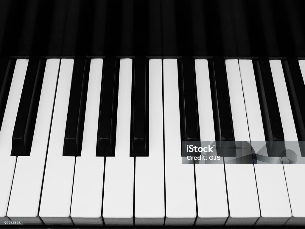 Tastiera di pianoforte - Foto stock royalty-free di Attrezzatura