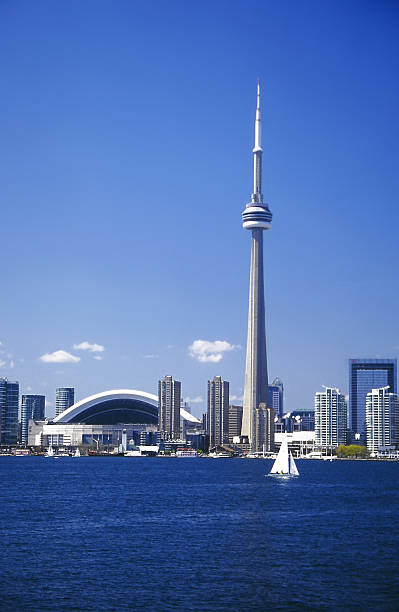 istock Panoramic view of CN Tower midday 92267641