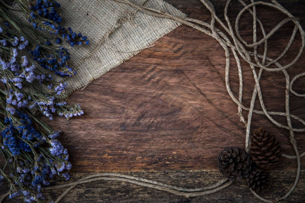 istock vintage texture background with flower and wooden board 922676528