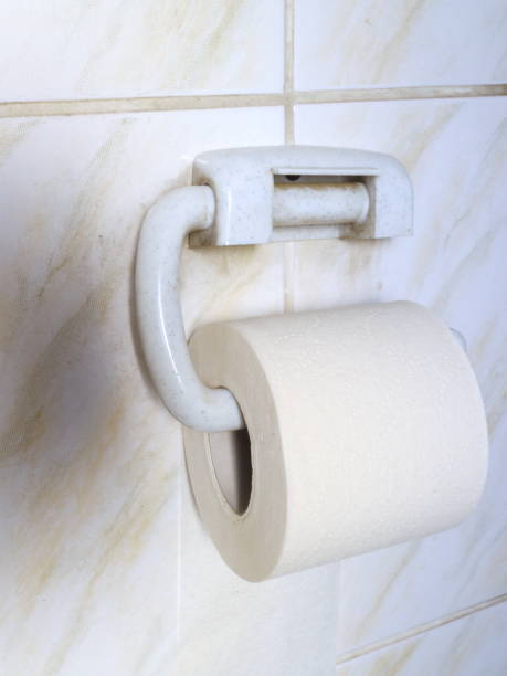 istock toilet paper on the wall 922678610
