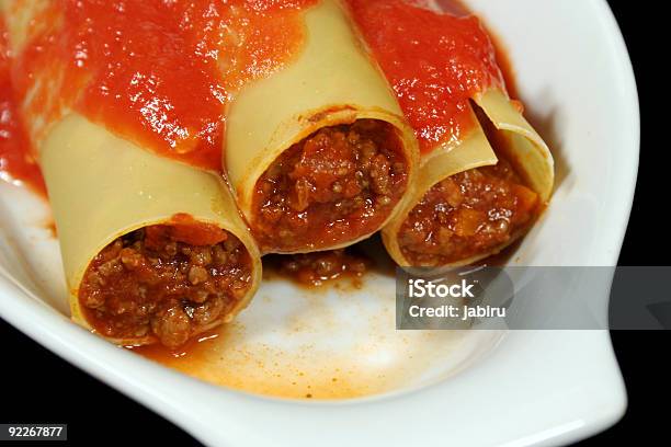 Fresh Cannelloni Stock Photo - Download Image Now - Appetizer, Beef, Cannelloni