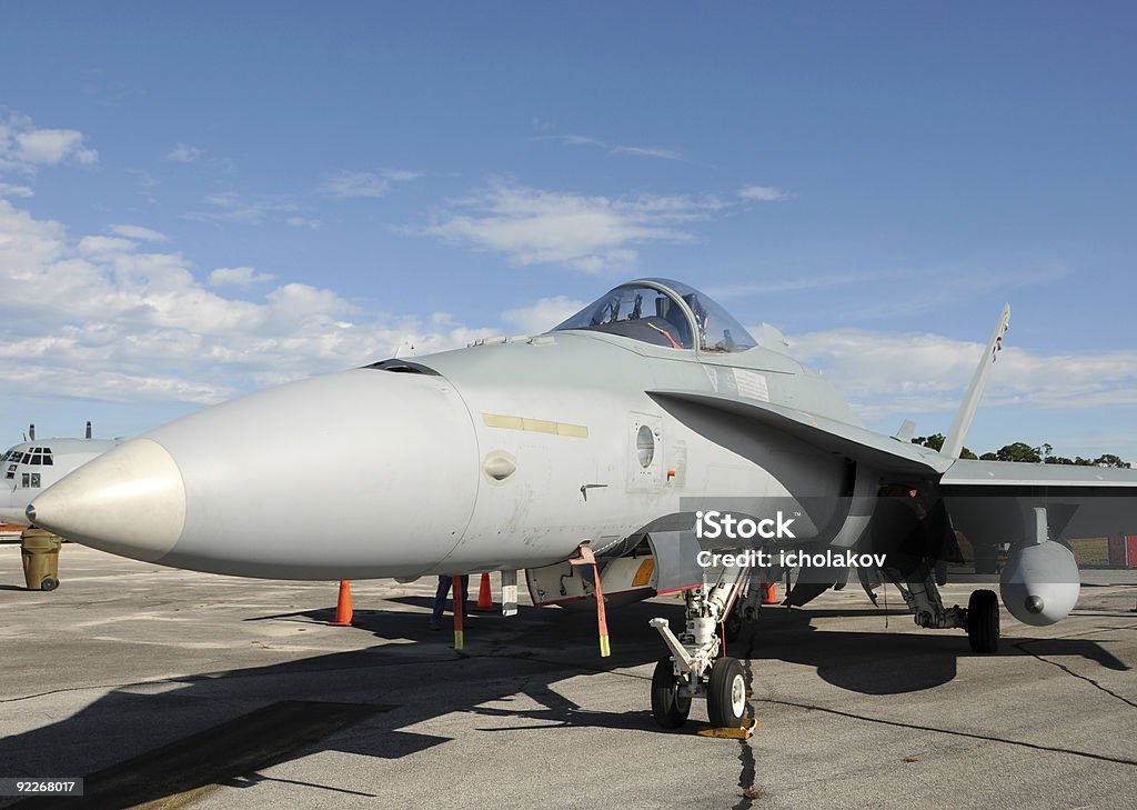 Jet fighter - Royalty-free Aeródromo Foto de stock