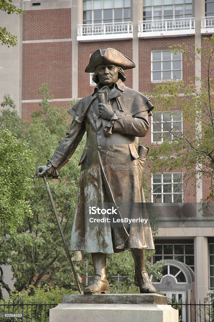 statue de colonial - Photo de Philadelphie libre de droits