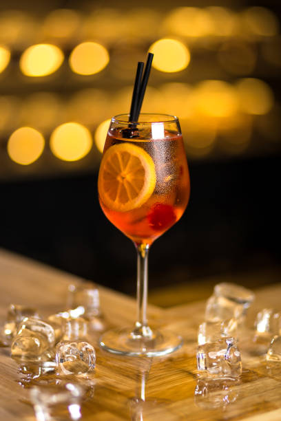 istock old fashioned cocktail standing on the bar 922687204