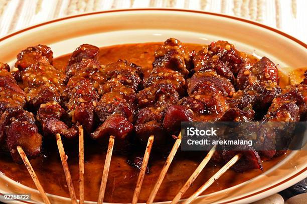 Satay Stock Photo - Download Image Now - Appetizer, Asia, Barbecue - Meal