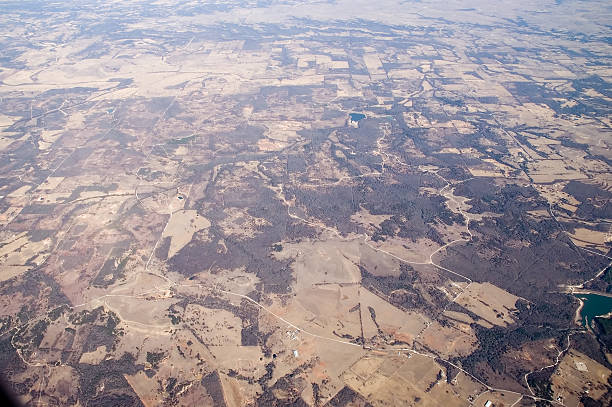 istock GIS Reflection Map - Aerial View of Texas 3 92269045