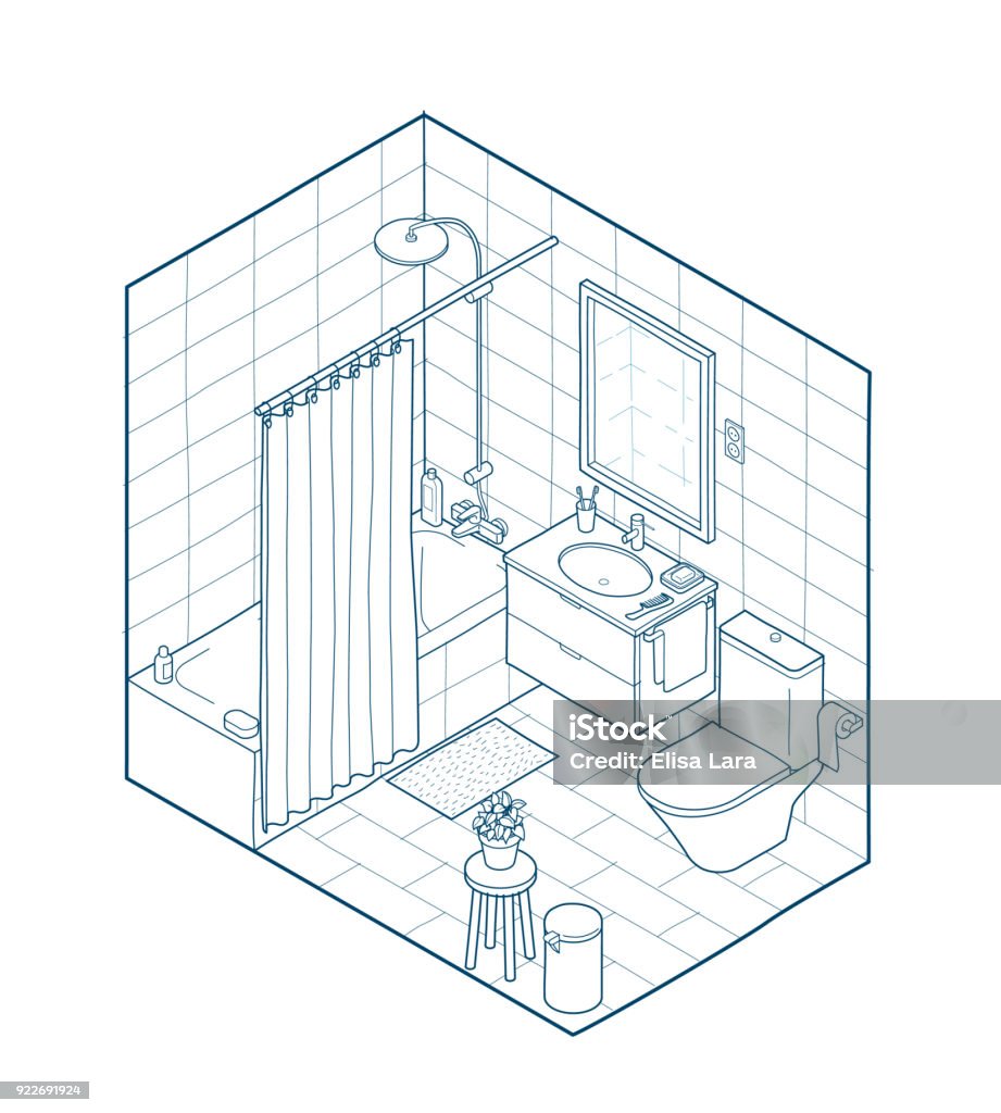 Ilustración de Dibujo Isométrico De Cuarto De Baño Mano Dibuja La Vista Interior y más Vectores Libres de Derechos de Proyección isométrica - iStock Ilustración de Dibujo Isométrico De Cuarto De Baño Mano Dibuja La Vista Interior y más Vectores Libres de Derechos de Proyección isométrica - iStock