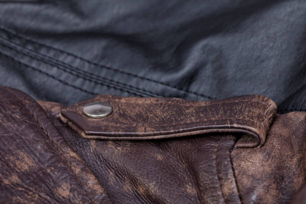 istock Leather jackets in brown and black colors 922693632