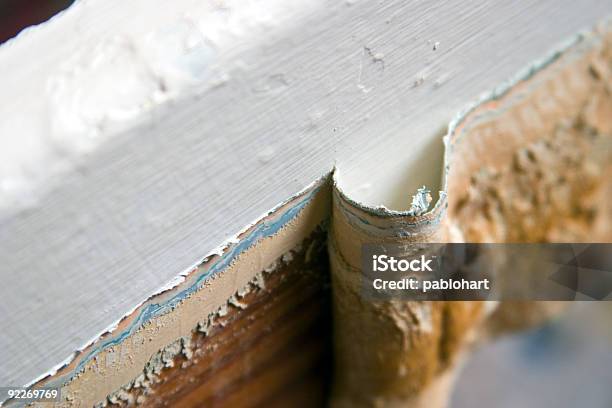 Old Paint Peeled Back Stock Photo - Download Image Now - Lead Paint, Paint, Poisonous