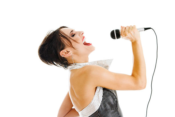 istock Sexy singer woman 92269855