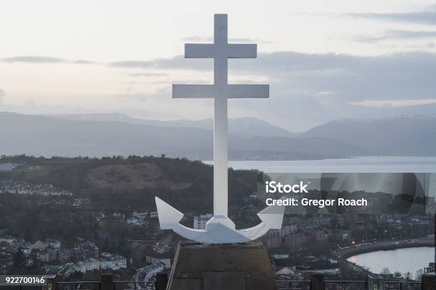 Cross Of Loraine Stock Photo - Download Image Now - Town, Architecture, Built Structure
