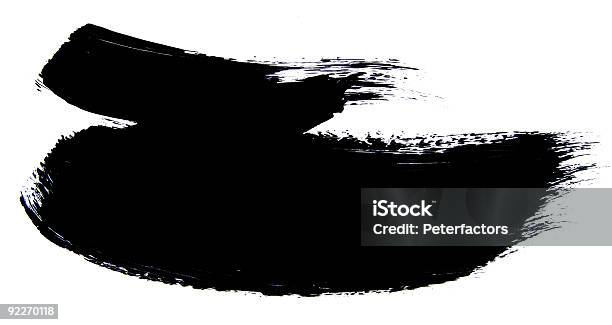 Pociągnięcie Pędzlem - zdjęcia stockowe i więcej obrazów Atrament - Atrament, Biały, Cień