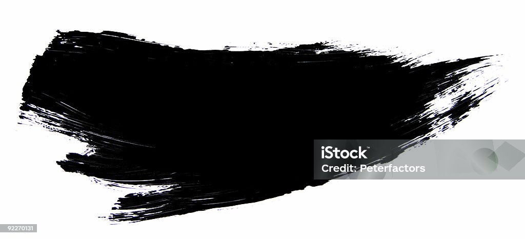 Black ink brush stroke on white background http://www.istockphoto.com/file_thumbview_approve.php?size=1&id=854913 Flying Stock Photo