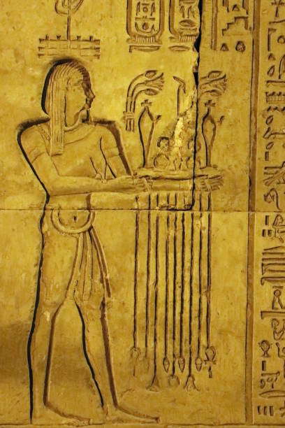 istock The Making of Perfume. Hieroglyphics, Kom Ombo Temple 922701346
