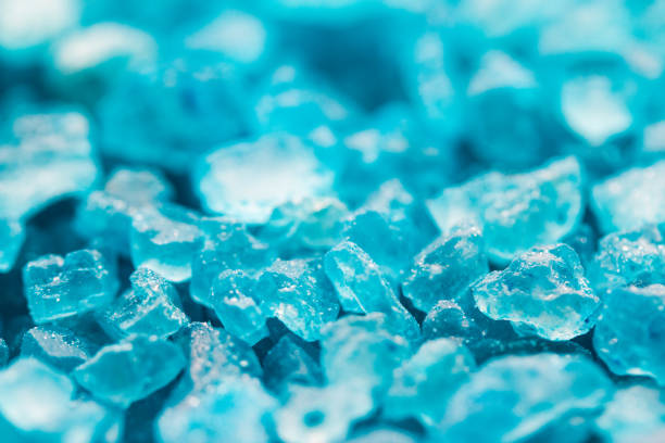 istock Background of blue bath salt close-up 922702056