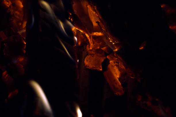 istock Burning firewood in the grill 922702758