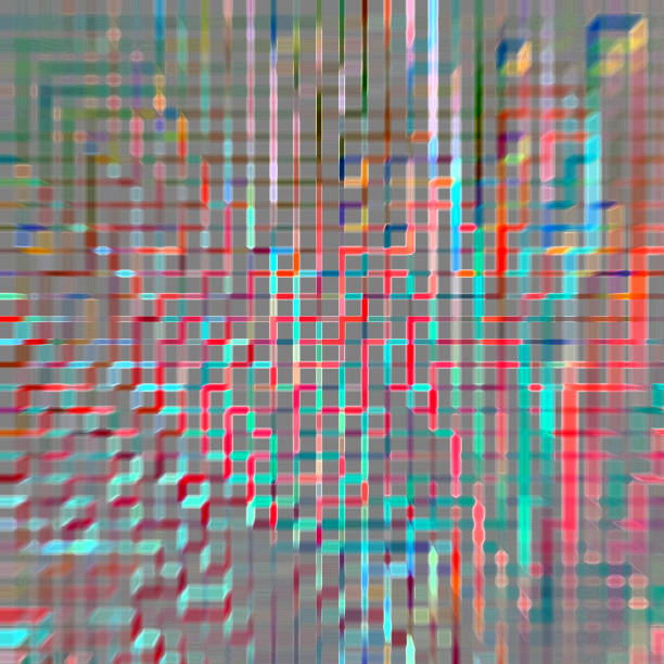 Abstract colorful futuristic background
