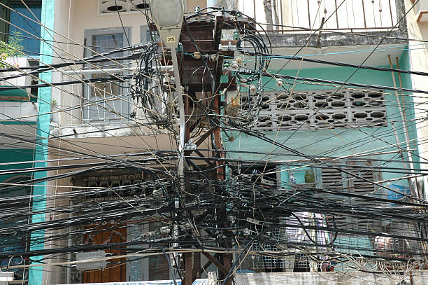 istock Chaos Electricity in asia 92270370