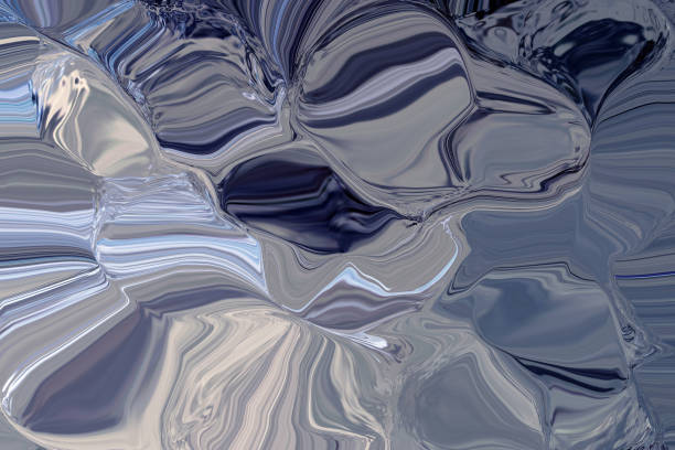 istock Tones of blue create satin effect textured background 922705840