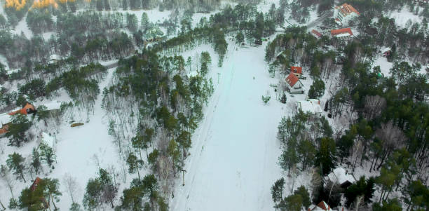 istock Aerial view at Divcibare, Serbia 922708982