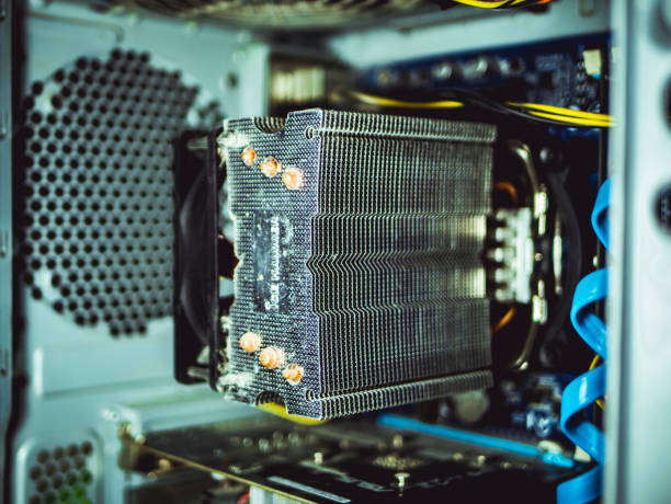 istock macro shot of the processor cooler in the computer 922709982
