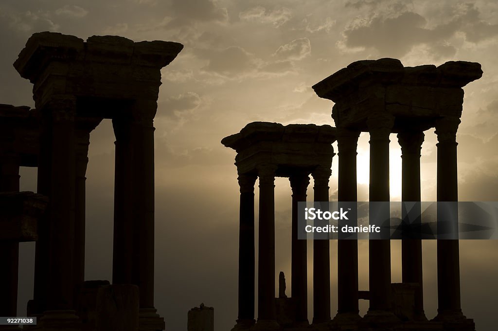 Römische Ruinen, dem Palmyra - Lizenzfrei Das alte Rom Stock-Foto