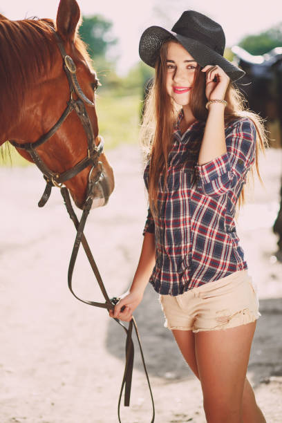istock girl with horse 922712866