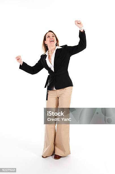 Mujer Feliz Foto de stock y más banco de imágenes de Adulto - Adulto, Alegre, Bailar