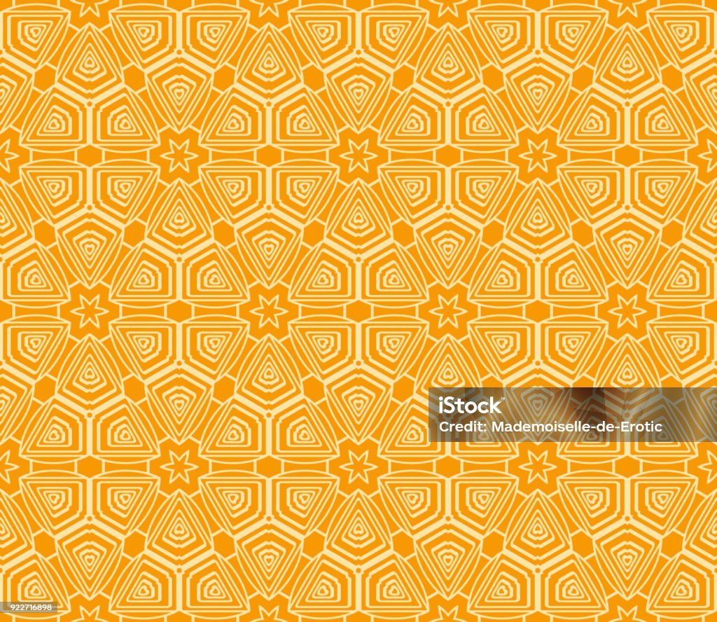 Decorative Geometric Seamless Pattern Vector Illustration For Interior ...