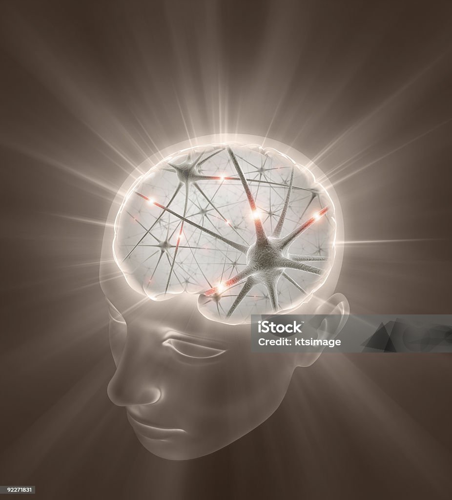 Offener Geist Konzept - Lizenzfrei Neurofilamenten Stock-Foto