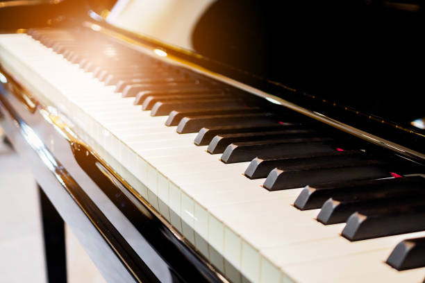 istock Piano keyboard background musical instrument 922721172