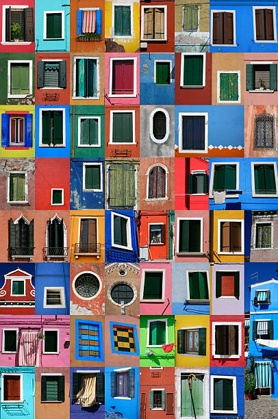 istock Burano island in front of Venice 92272282