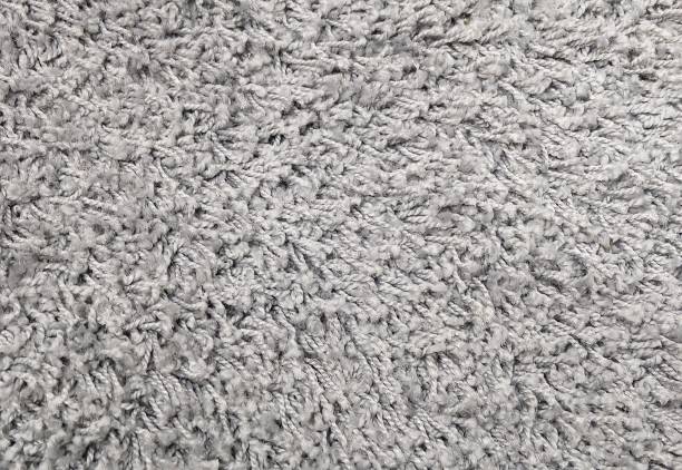 istock Detail of Gray Fluffy Fabric Texture Background 922723580