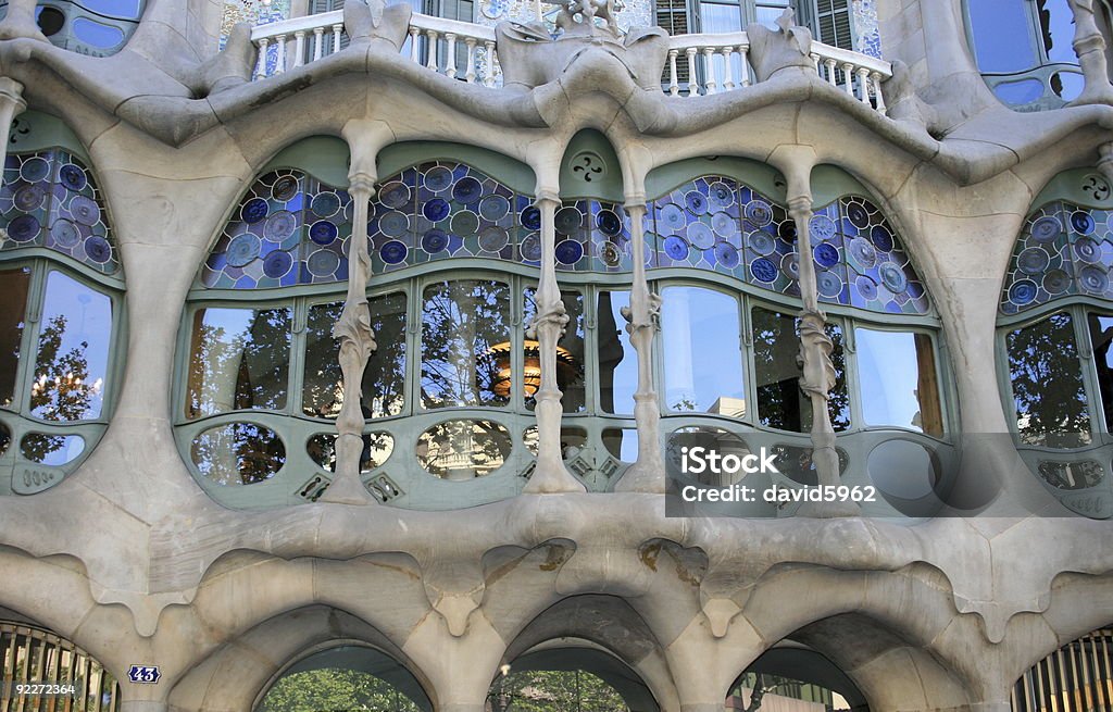 Casa Batllo: Barcelona - Royalty-free Antonio Gaudi Foto de stock