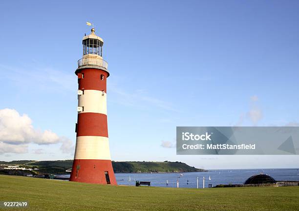 Leuchtturm Smeaton Tower Leuchtturm Von Plymouth Hoe Stockfoto und mehr Bilder von Plymouth - Devon