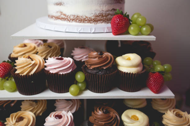 istock Tiered Display of Gourmet Cupcakes 922727830