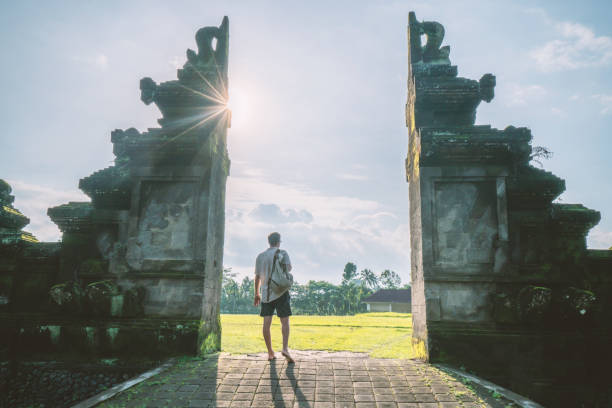 istock One man wandering in Bali, Indonesia 922730246