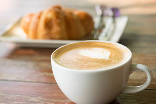 istock coffee and cake on a wooden table, breakfast 922730772