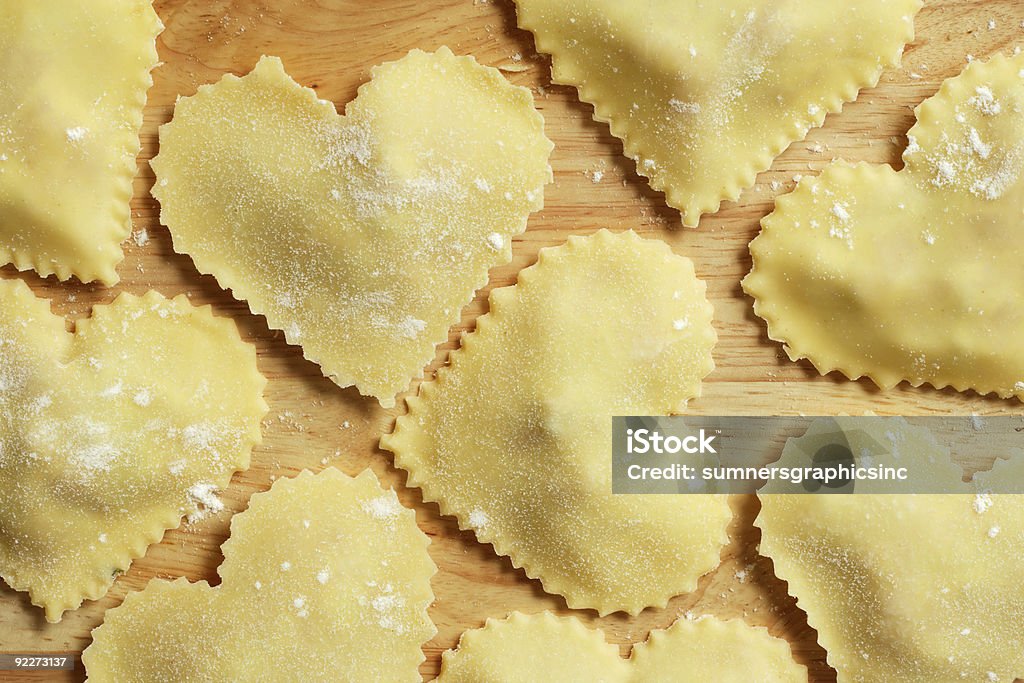 Heart-shaped ravioli  Heart Shape Stock Photo