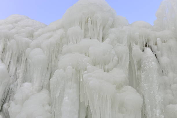 Many ice piled up together