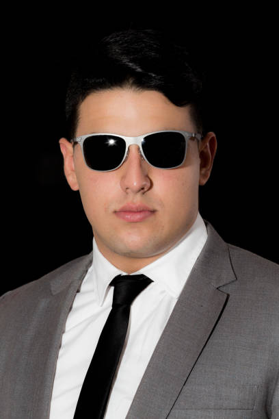 Young Business Man Headshot Standing Wearing Sunglasses