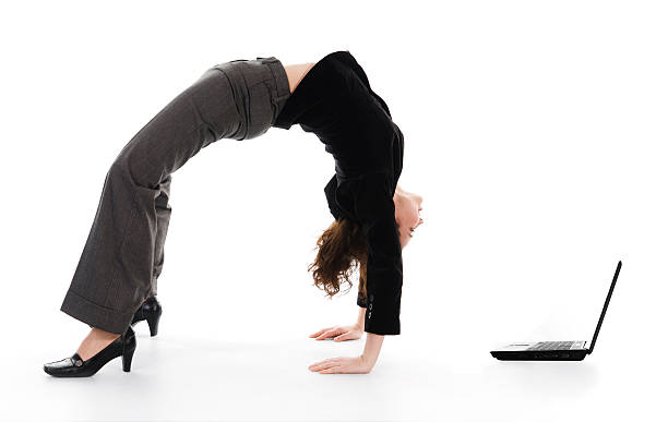 istock Businesswoman arch 92273856