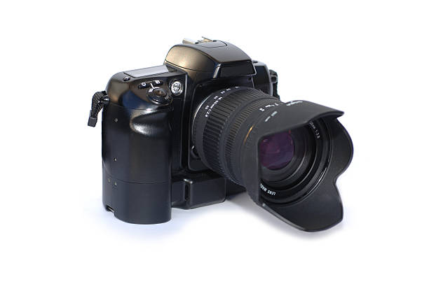 DSLR with wide angle lens  strap photos stock pictures, royalty-free photos & images