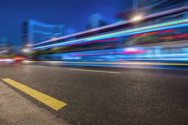 istock Traffic night of city 922741504