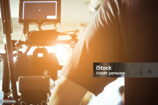 Behind The Scenes Stock Photo - Download Image Now - Film Set, Behind The Scenes, Camera - Photographic Equipment
