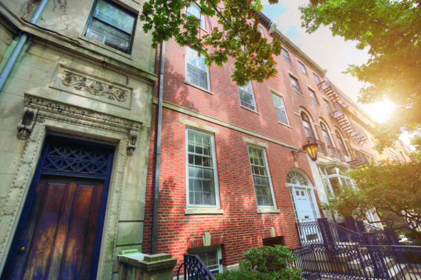 istock Boston typical houses in historic center 922742076