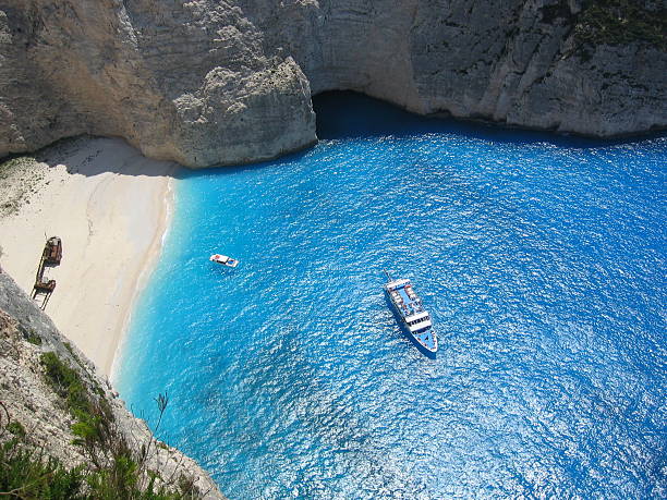 istock Famous shipwreck beach in Zakynthos Greece 92274276
